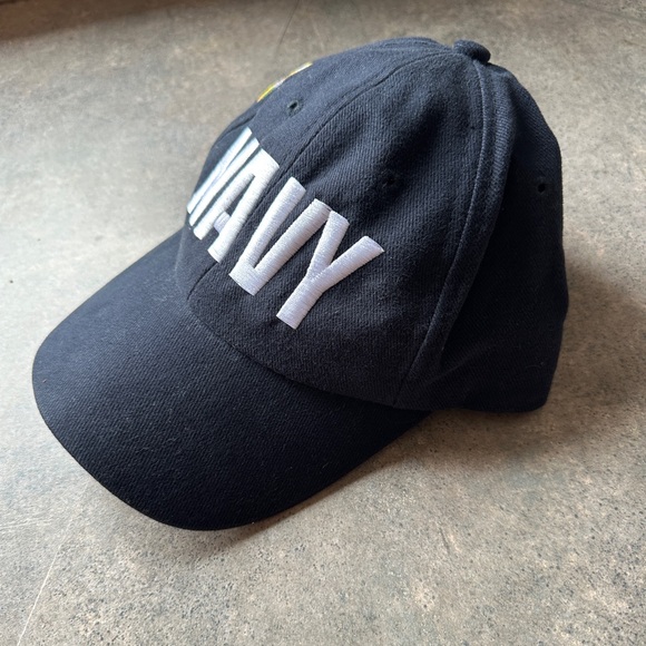 US Navy Embroidered Seal Strapback Baseball Hat Cap - Picture 2 of 10